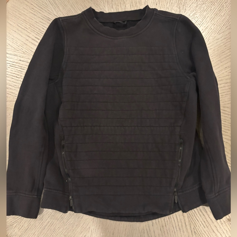 Women’s Lululemon Be True Crewneck sweatshirt with zipper sides